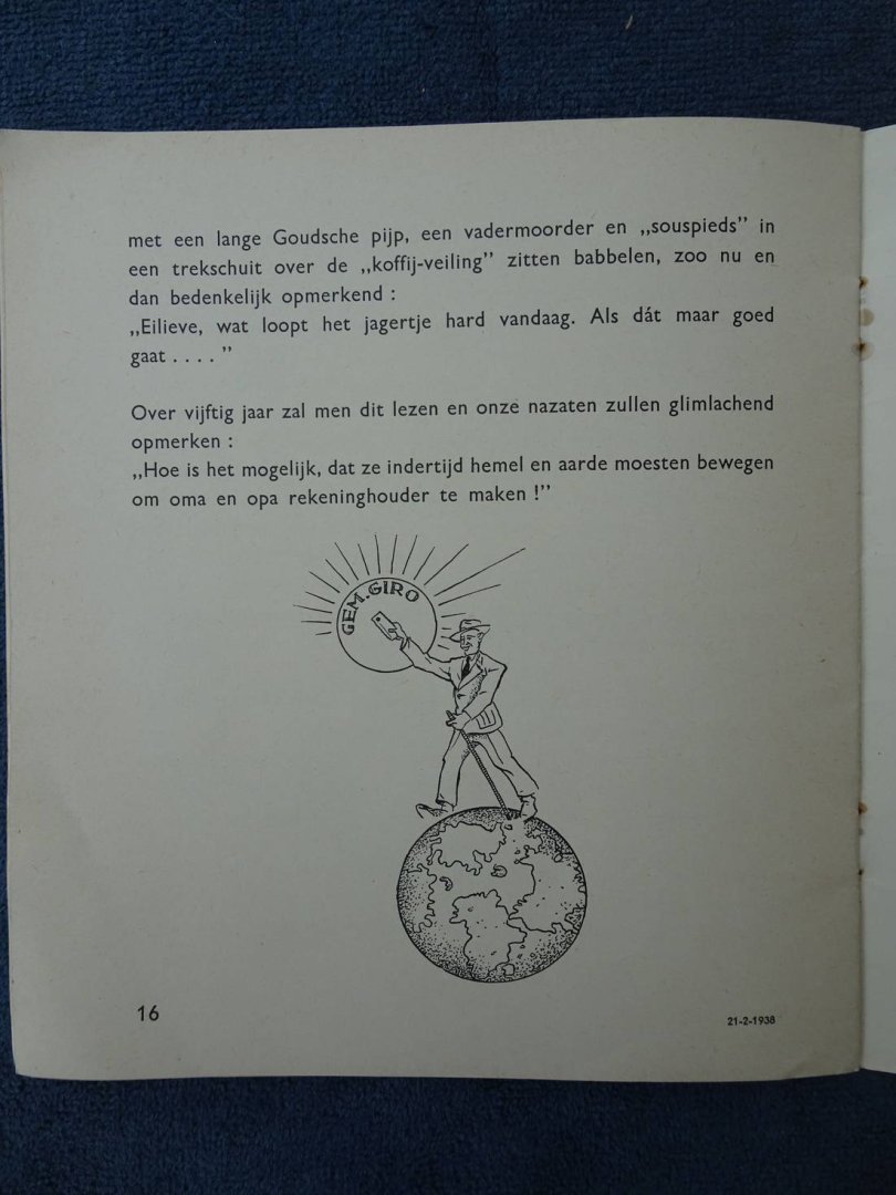 Bakker, P.. - Over den drempel. Een giro-pleidooi.