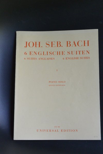Bach, J.S. - 6 Englischer Suiten