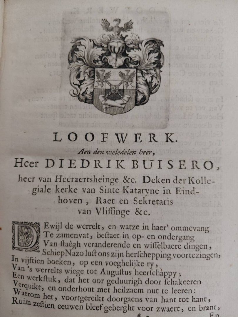 Publius Ovidius Nazoos. - Herscheppinge. Vertaelt door J. v. Vondel.