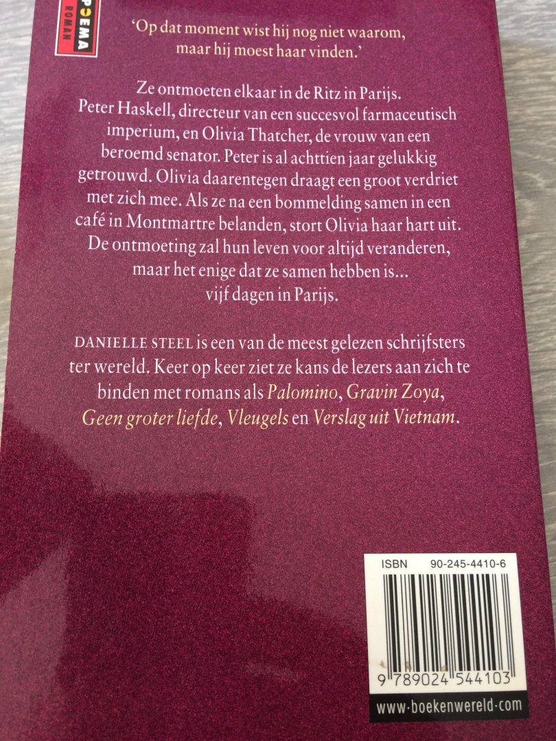 Steel, D. - 5 dagen in Parijs / druk 4