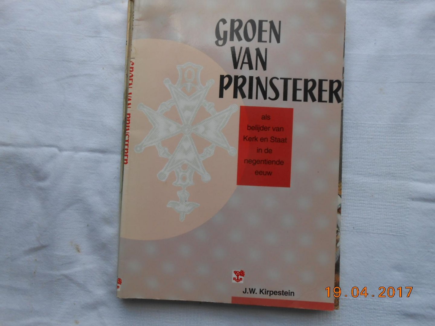 Kirpestein - Groen van prinsterer diss. / druk 1