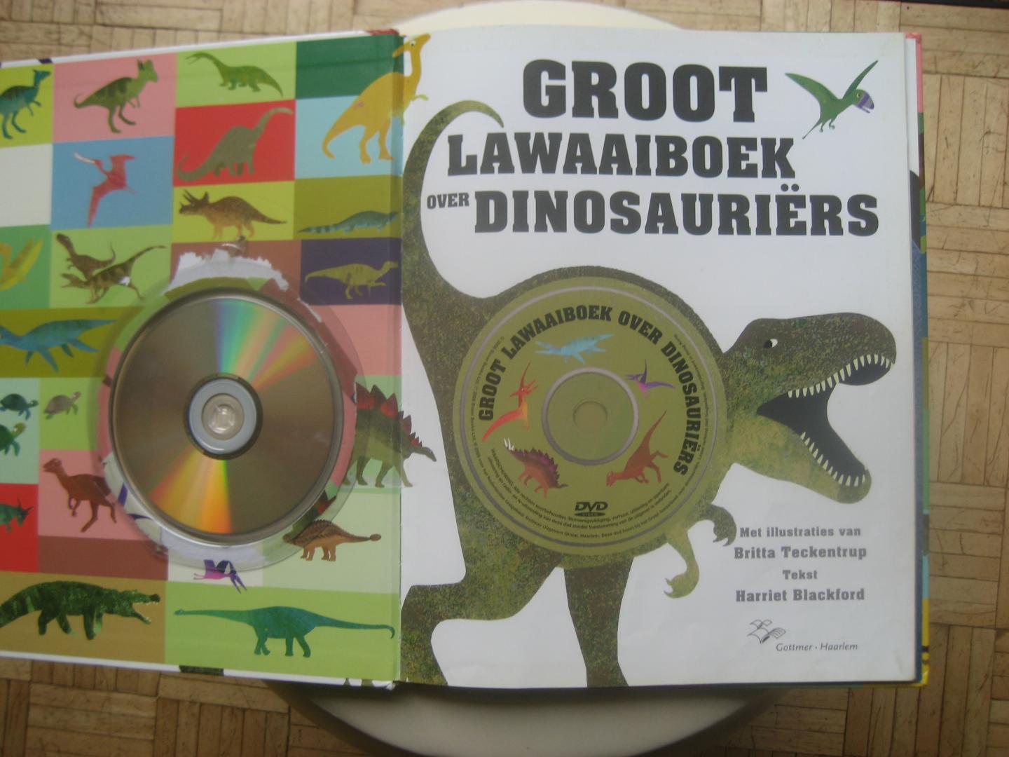 Britta Teckentrup - Groot lawaaiboek over Dinosauriers / Met DVD