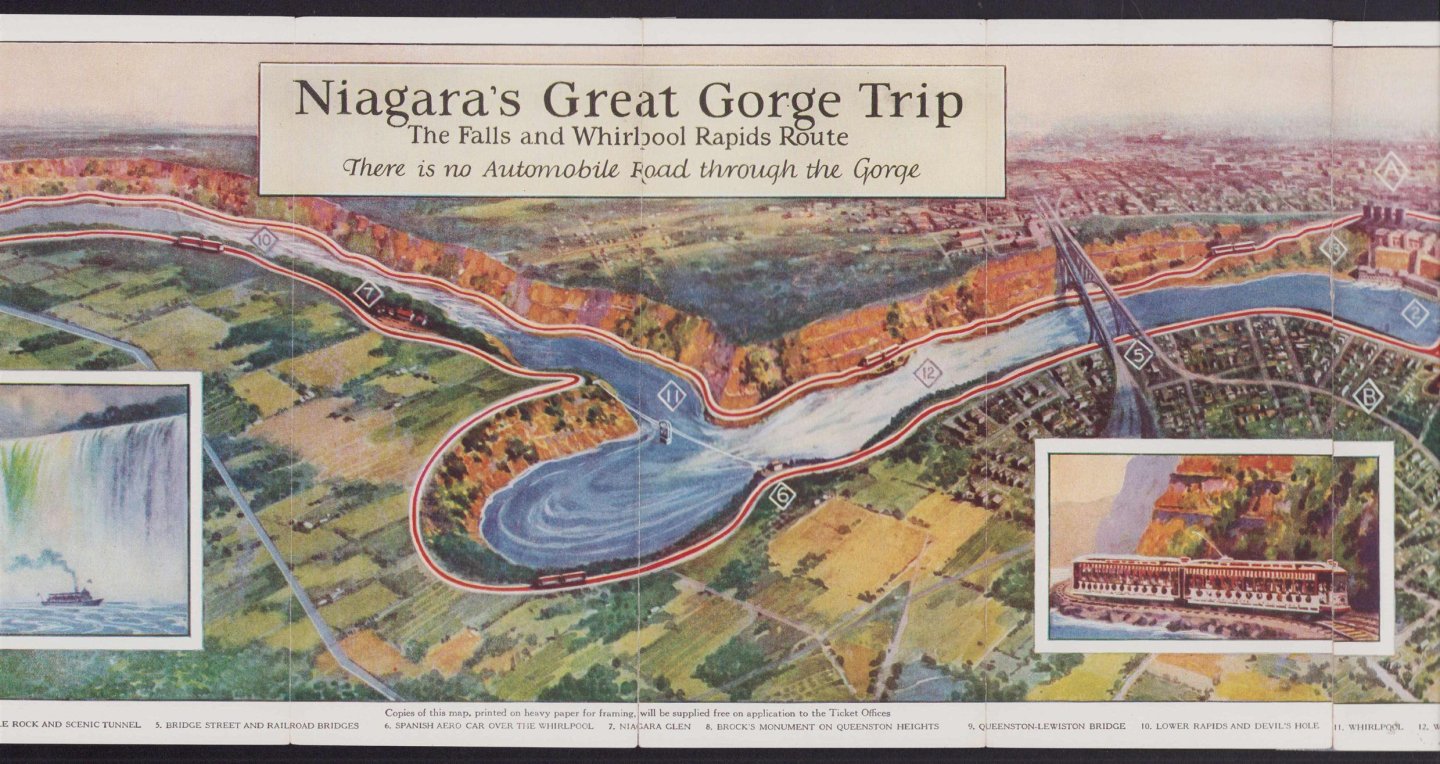 C F Adams - Niagara's great gorge trip.