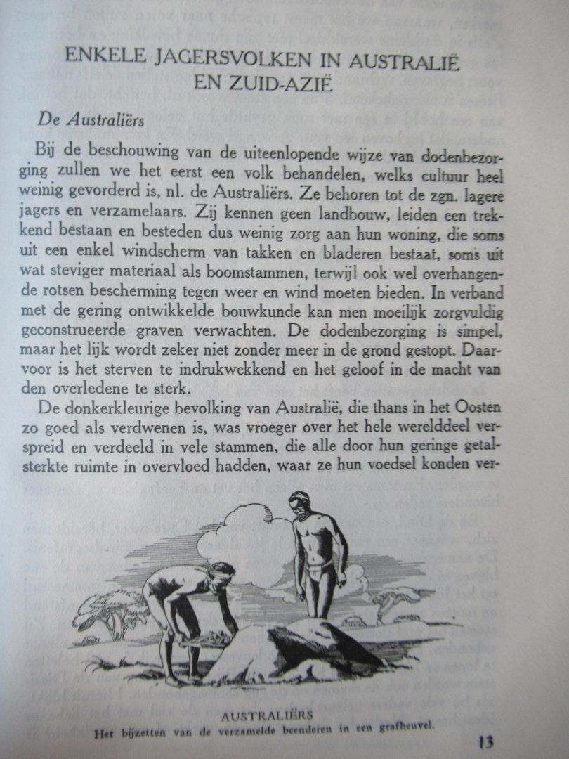 Fahrenfort, Prof. Dr. J.J. - Graft, van der Dr. C.C. - Dodenbezorging en cultuur, 2 delen.