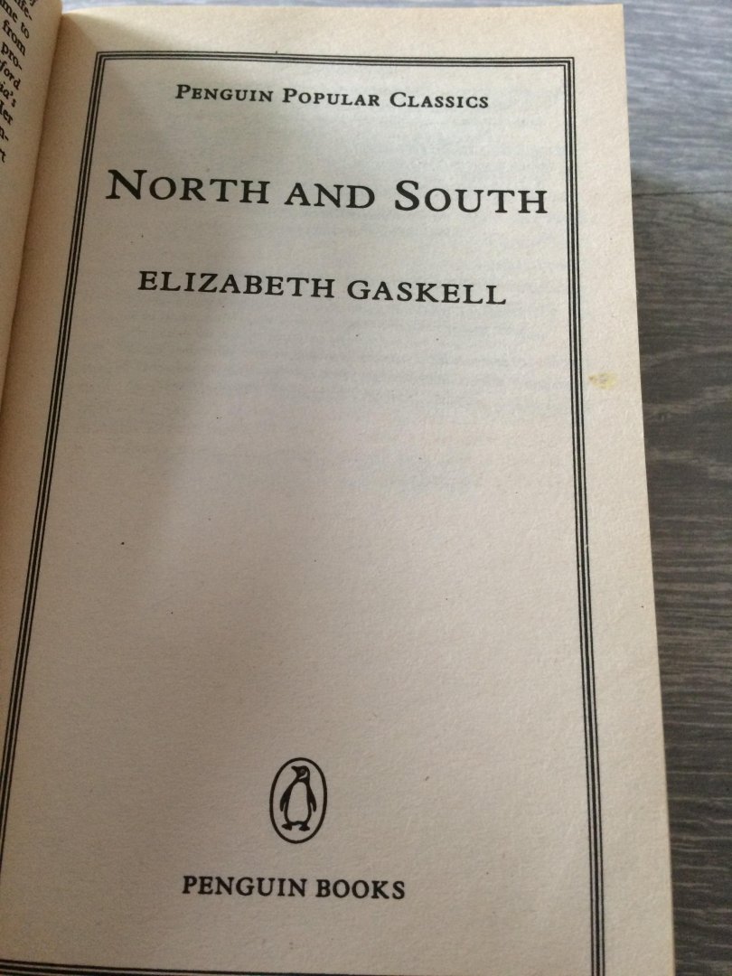 north south elizabeth gaskell