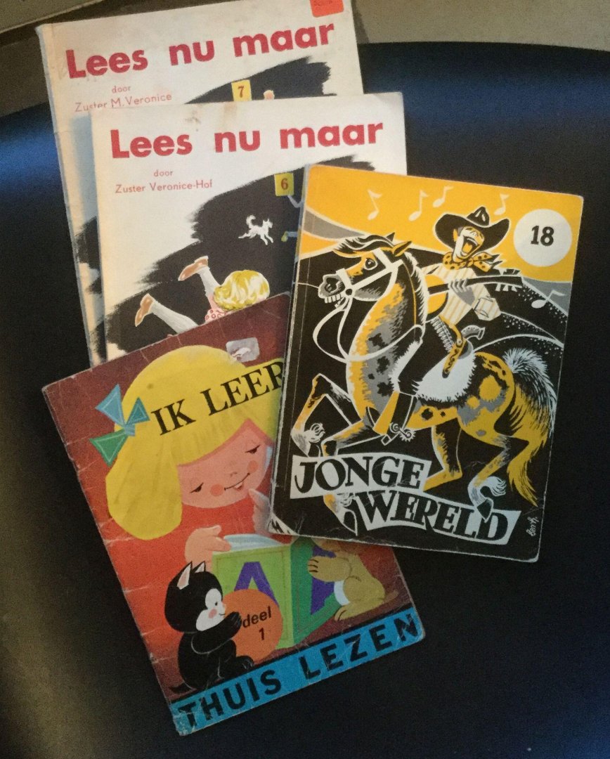diversen - Lees nu maar deel 6 en 7 + Ik leer thuis lezen + Jonge wereld 18 vijfde klas, deel 4