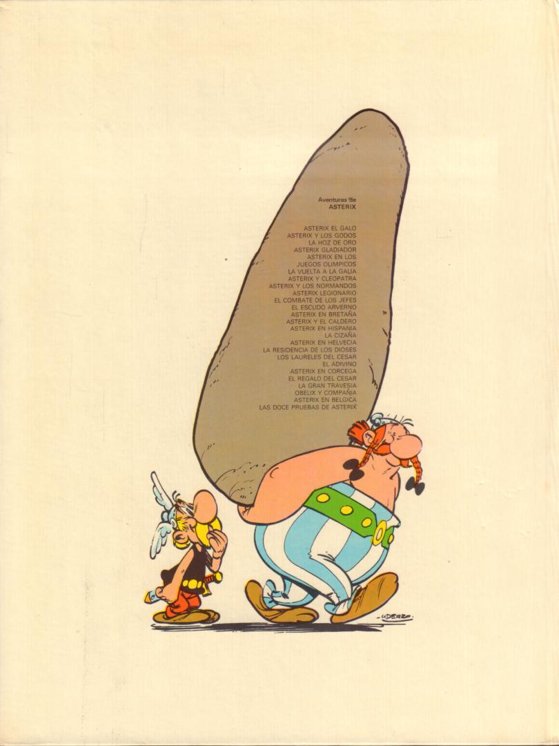 Goscinny / Uderzo - ASTERIX 23 - OBELIX Y COMPANIA, hardcover, zeer goede staat, Asterix in castillian spanish (en lengua castellana)