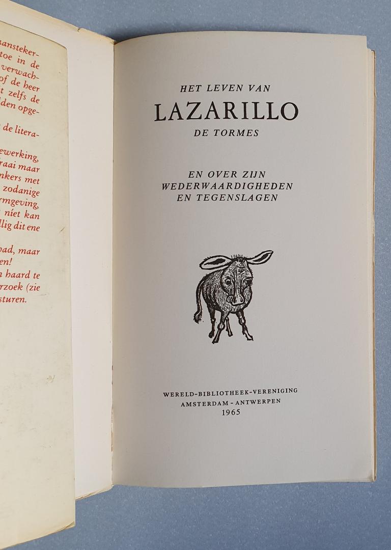 Onbekend - Het leven van Lazarillo de Tormes (en over zijn wederwaardigheden en tegenslagen