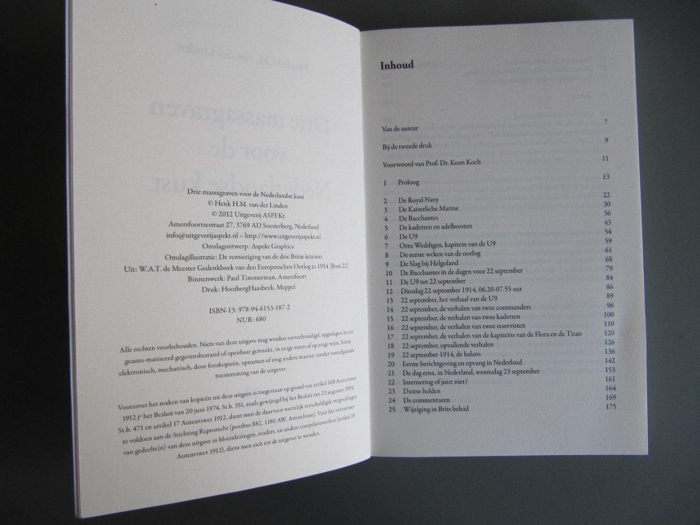 Henk H.M. van der Linden - Drie massagraven voor de Nederlandse kust 22 september 1914