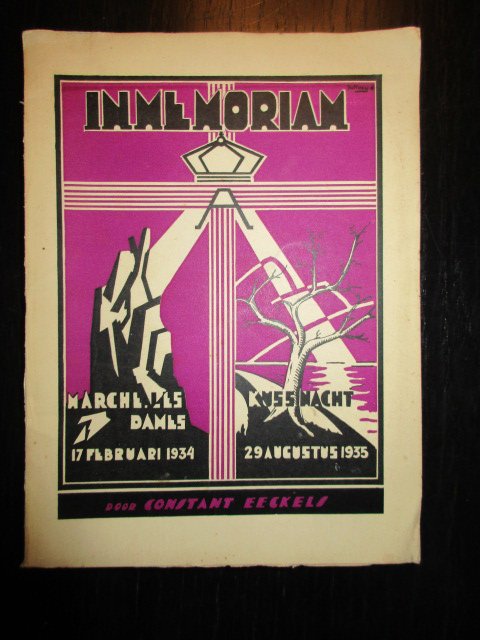 Constant Eeckels - In Memoriam. Marche  les Dames 1934, Küssnacht 1935 (gedichtenbundel)