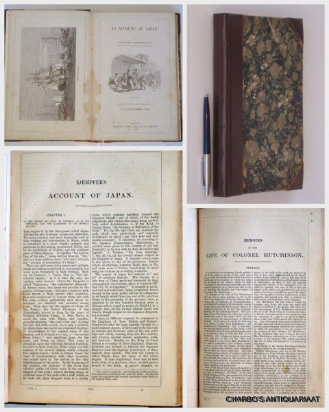 KAEMPFER, ENGELBERT, - An account of Japan. Abridged and arranged from the translation of J.G. Scheuchzer.