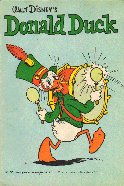 Disney, Walt - Donald Duck 1972 nr. 35, Een Vrolijk Weekblad, 26 augustus-1 september, goede staat
