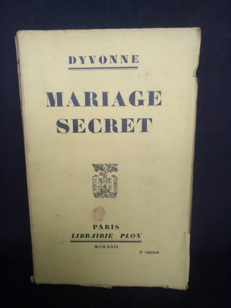 Dyvonne - Mariage secret