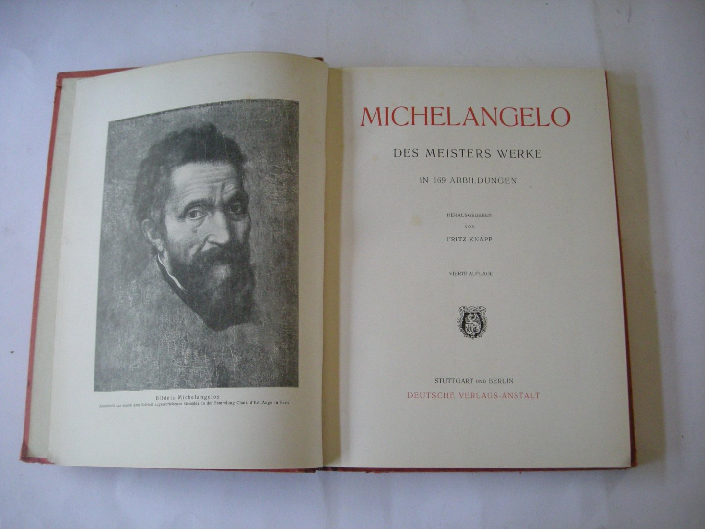 Knapp, Fritz, herausg. - Michelangelo - des Meisters Werke in 169 Abbildungen