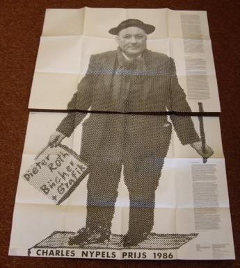 ROTH, DIETER & ROSBEEK. - Dieter Roth Blad 1/2.- Dieter Roth Blad 2/2. Rosbeek Goodwill uitgave  23.