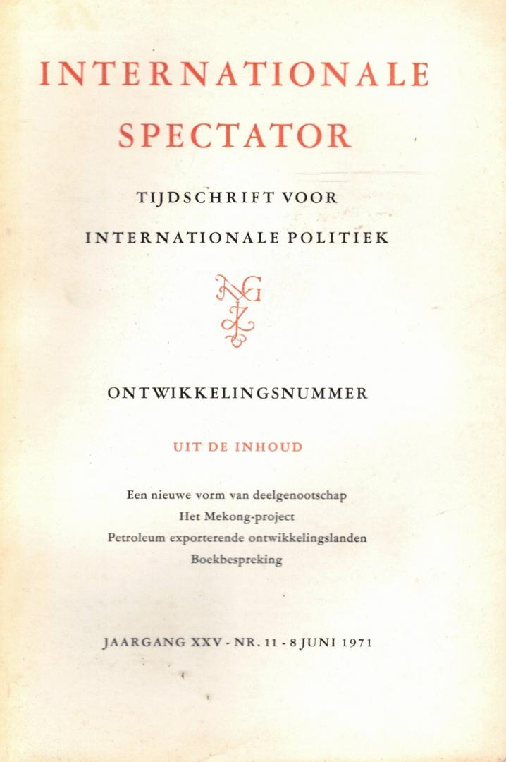  - Internationale Spectator jaargang XXV - nr. 11 (8 juni 1971)