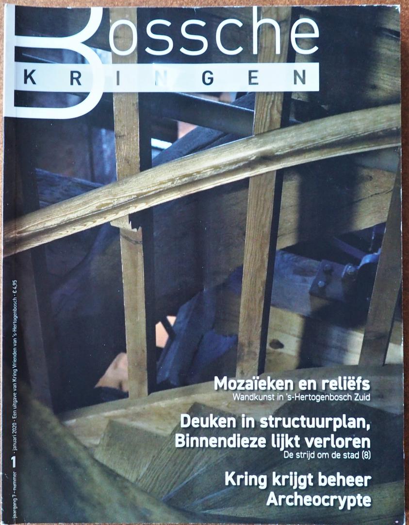 Vries Nik de e.a. ill. Vries Ellie - Bossche Kringen tijdschrift Jaargang 2020 1 t/m 6 5/6 in een boek totaal vijf tijdschriften compleet