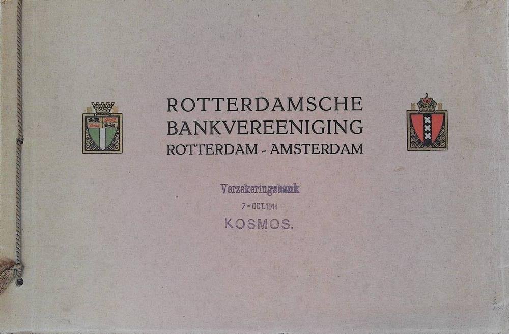 Onbekend - Rotterdamsche bankvereniging Rotterdam - Amsterdam