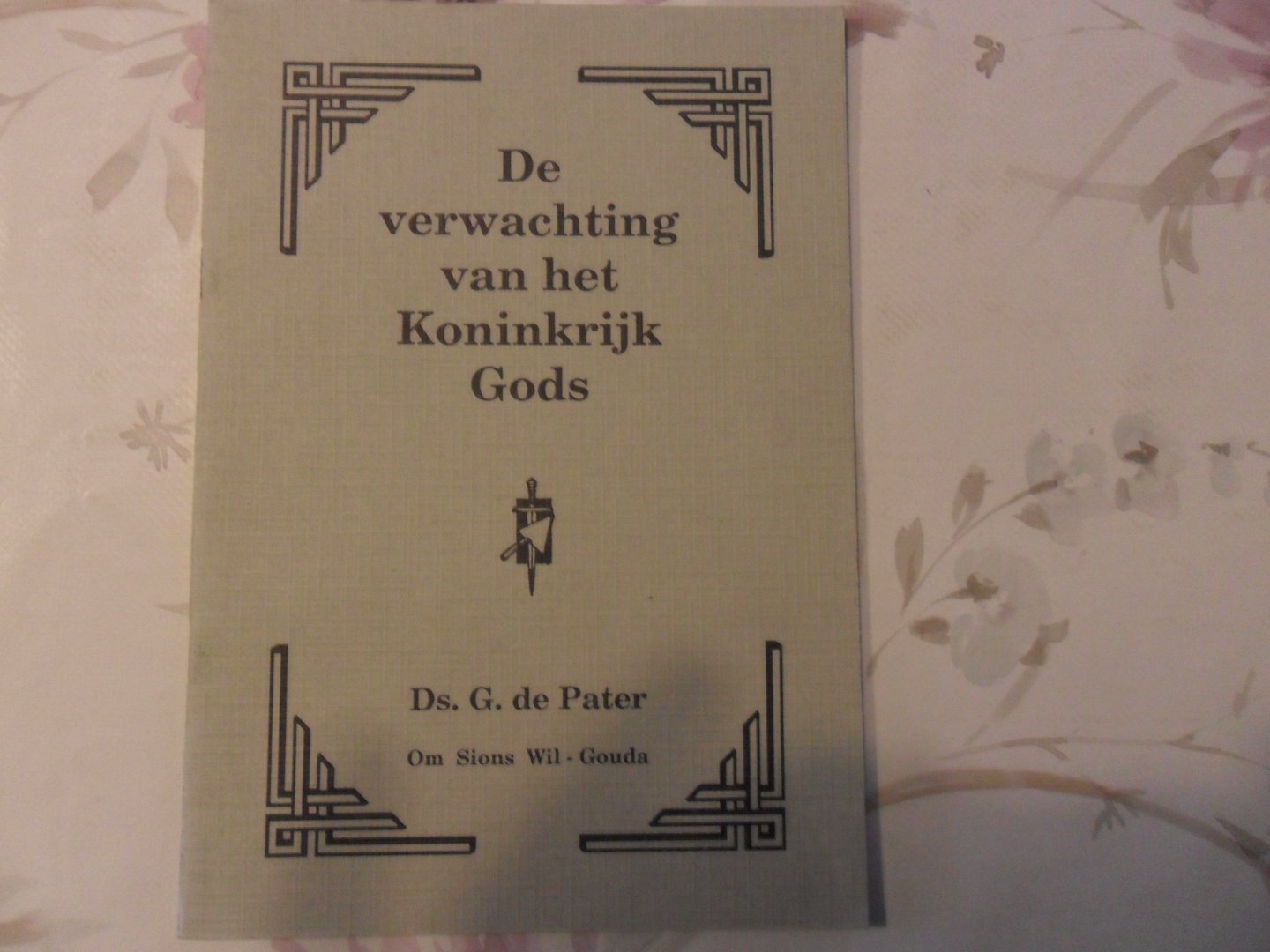 Pater de G - De verwachting van het Koninkrijk Gods