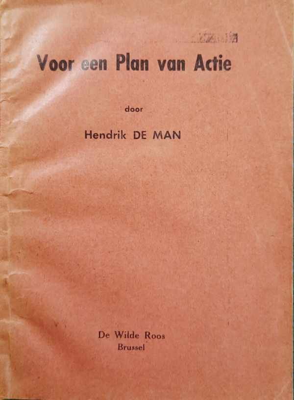 DE MAN Hendrik - Voor een Plan van Actie