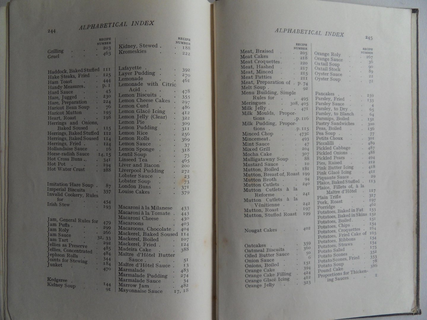 Berridge House. - Berridge House Recipe Book. [ New and Revised Edition ].