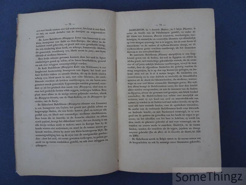 Delathauwer, L.A. - Het Belgische kruidboek, of: De Gentsche hovenier. Tweede deel (van "cabrillet" tot "Justicia of indiaensche Notenboom").