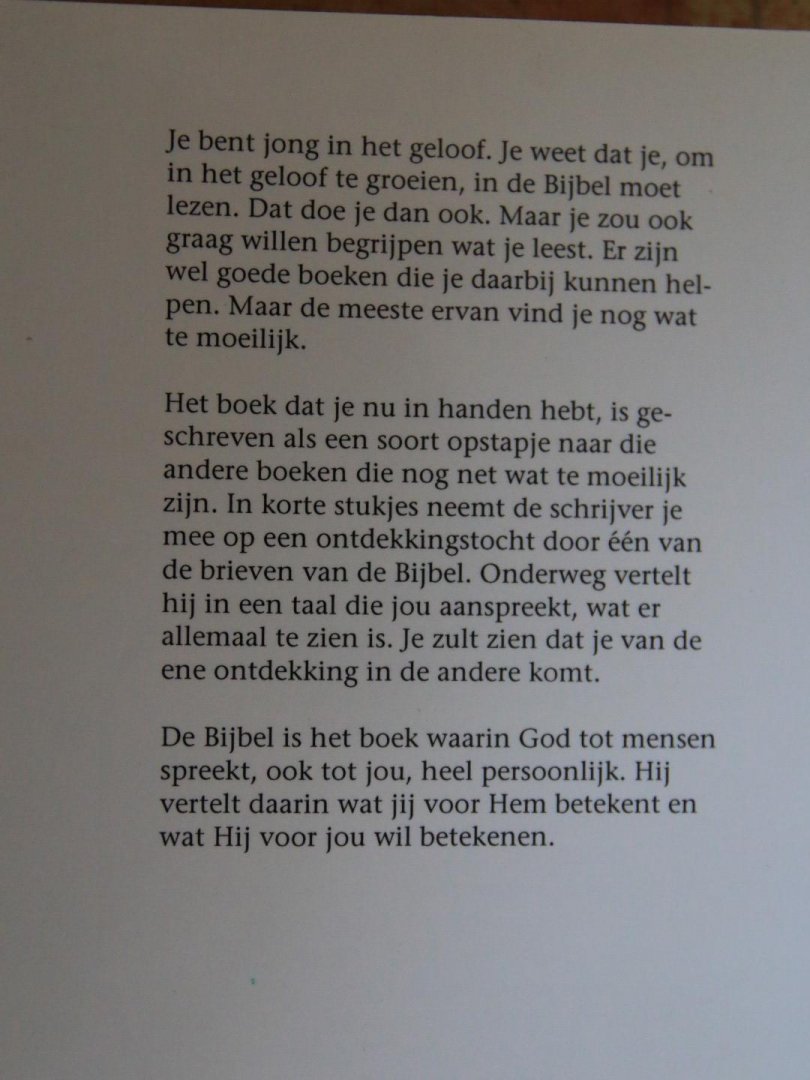 Koning, M.G. de - De eerste brief aan de Korinthiers. Een verklaring van Paulus' brief, speciaal voor jou nr.2