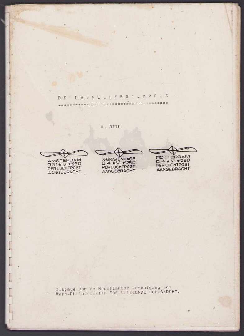 K. Otte - De propellerstempels