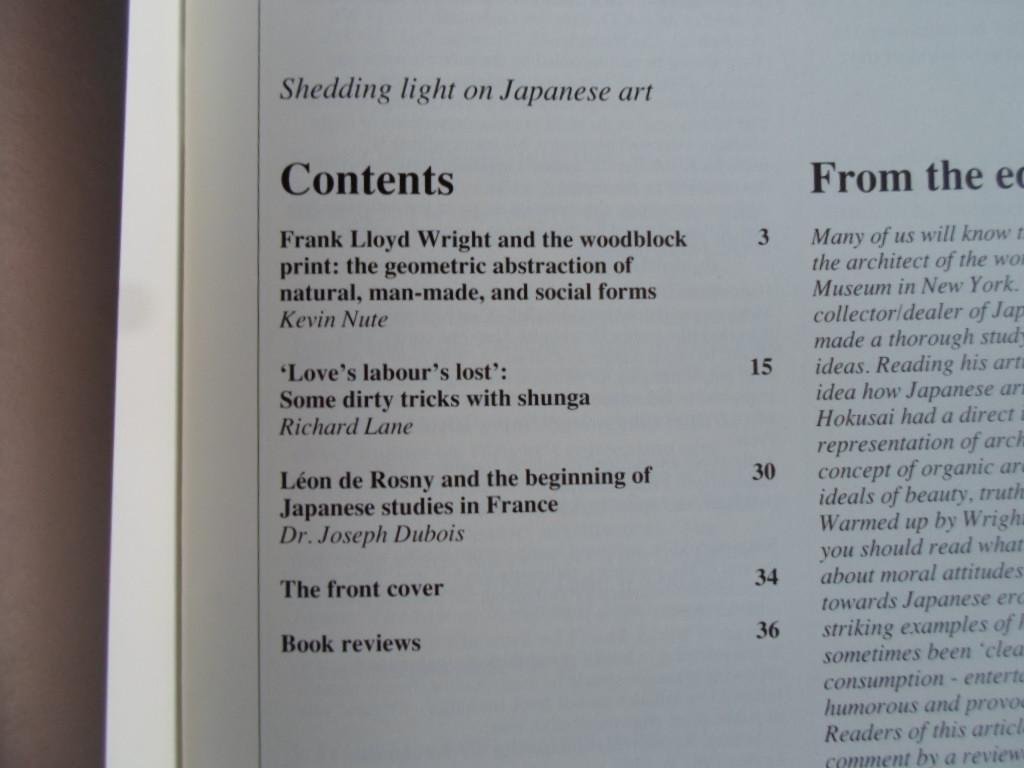  - Andon, Shedding Light on Japanese Art, Bulletin of the Society for Japanese Arts and Crafts- Vereniging voor Japanse Kunst