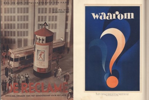 RECLAME, De - De Reclame. 10e jaargang nr. 11, November 1931.