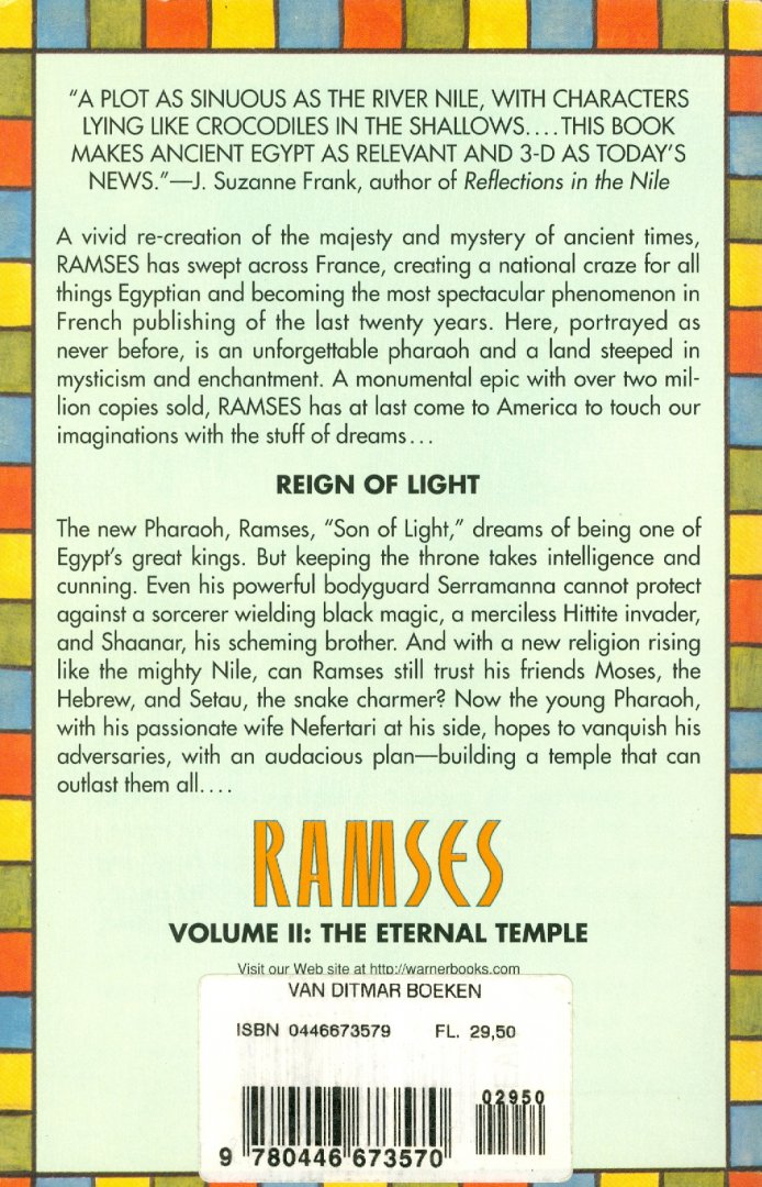 Jacq, Christian - The Eternal Temple; Volume 2 of the series Ramses