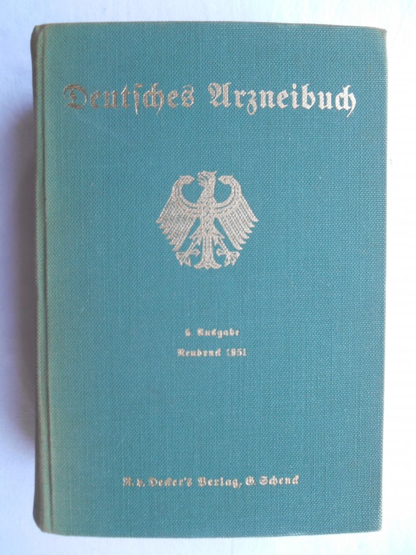  - Deutsches Arzneibuch, Neudruck 1951