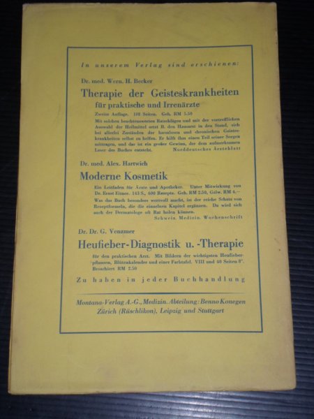 Memmesheimer, Alois M. - Die Technik und Anwendung der Suboccipital-oder Zisternenpunktion