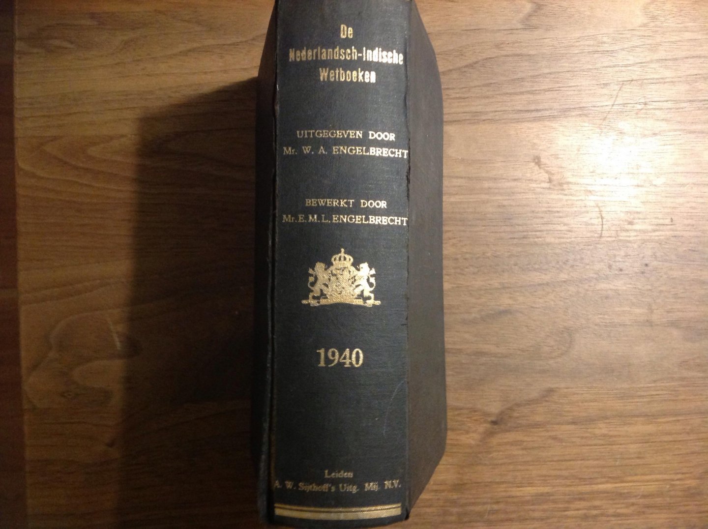 Mr. W. A. Engelbrecht - De Nederlandsch-Indische wetboeken