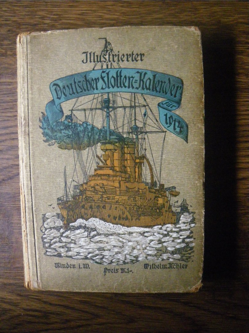 Plüddemann, KOHLER, Wilhelm - Illustrierter Deutscher Flotten-Kalender für 1914
