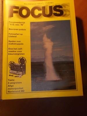 Redactie - Focus. Maandblad voor de amateurfotografie. Jaargangen 1978, 1979, 1980, 1981 en 1982. Ingebonden