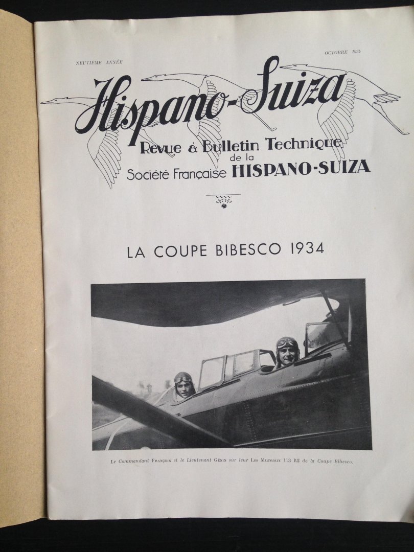  - Hispano-Suiza Revue et Bulletin Technique