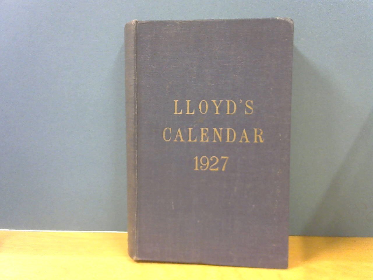 SAMENGESTELD - LLOYD'S Calendar 1927