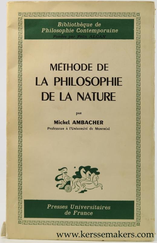 Ambacher, Michel. - Méthode de la philosophie de la nature.
