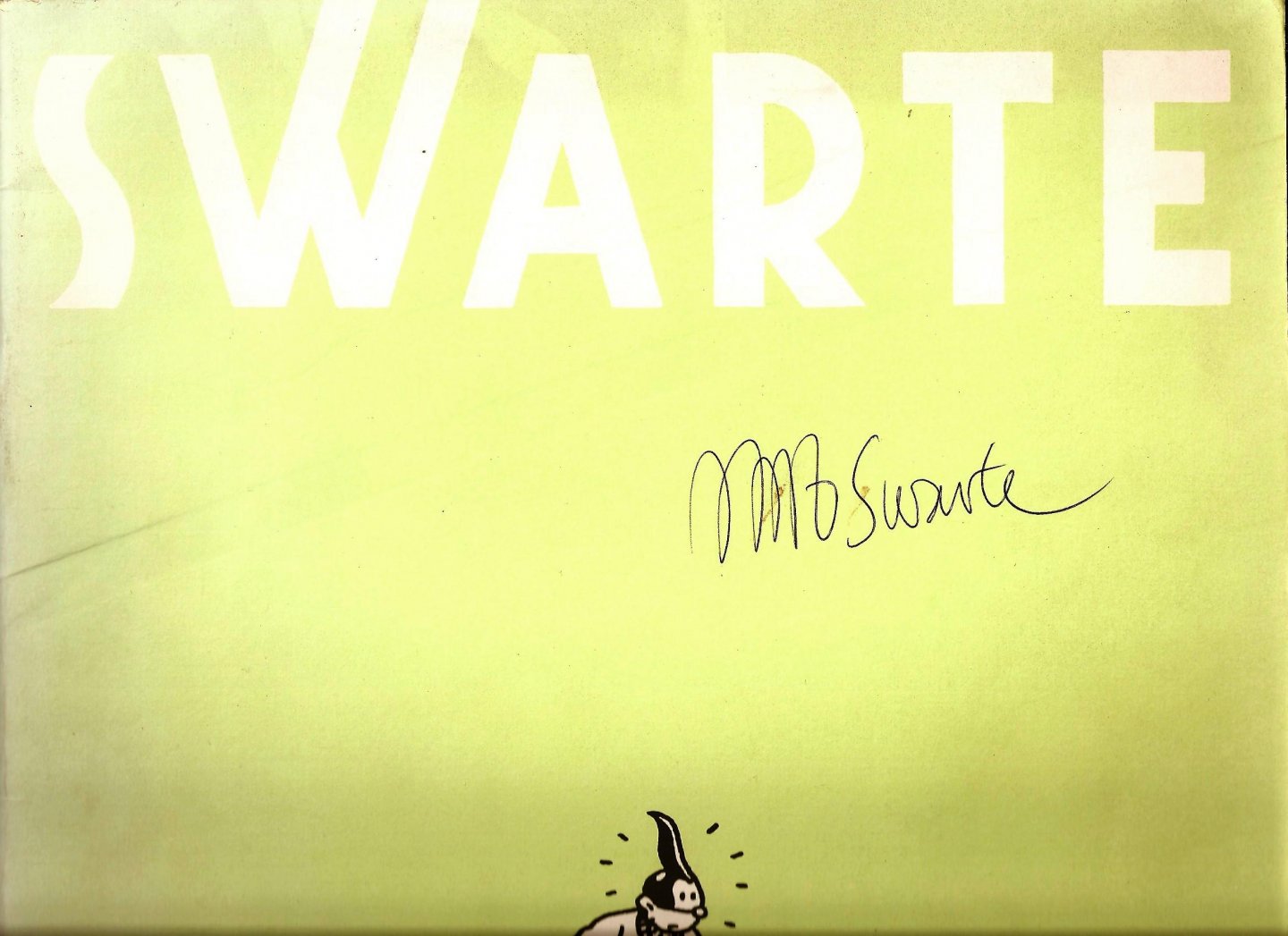 Swarte, Joost - album cover signed by Joost Swarte - Swarte -  Jopo de Pojo op omslag vd Franse album met handtekening Joost Swarte
