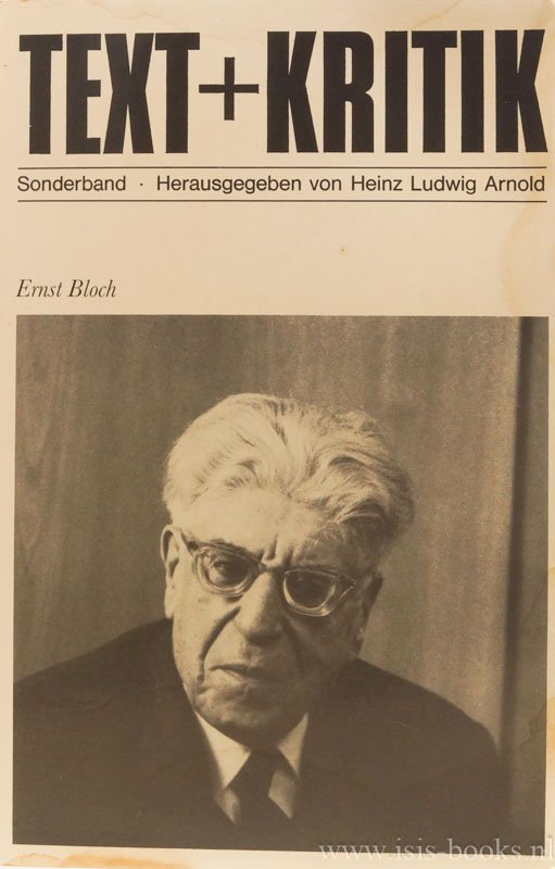 BLOCH, E., ARNOLD, H.L., (HRSG.) - Ernst Bloch.