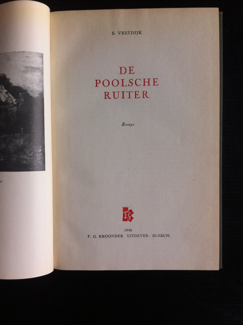 Vestdijk, Simon - De Poolsche Ruiter, essays