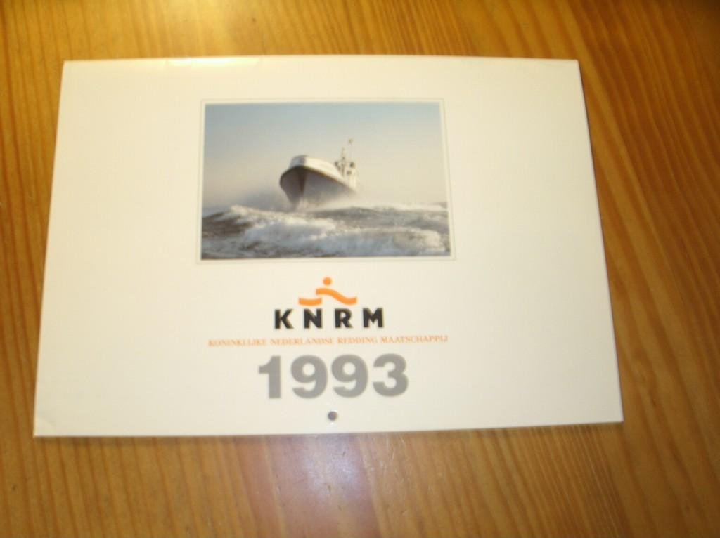 kalender. - KNRM. Koninklijke Nederlandse Redding Maatschappij.