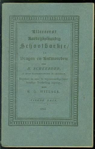 Scheerder, H. - Allereerst aardrijkskundig schoolboekje