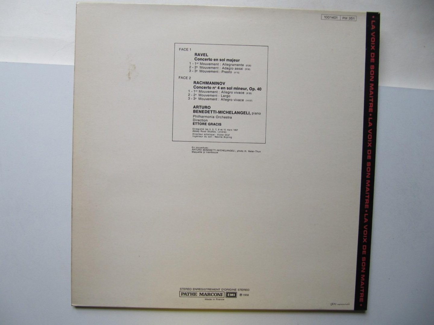 Ravel - Rachmaninov - Arturo Benedetti-Michelangeli