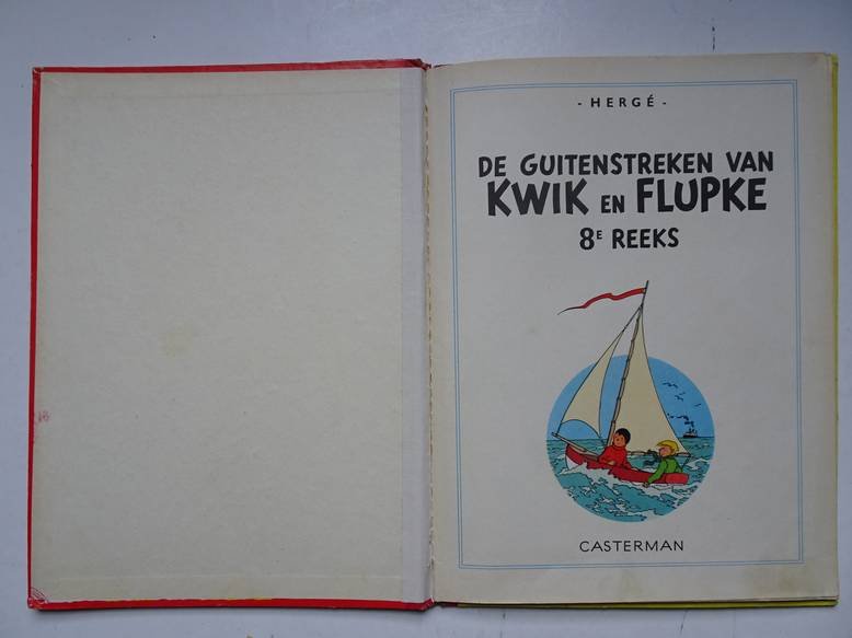 Hergé. - De guitenstreken van Kwik en Flupke. 8e reeks.