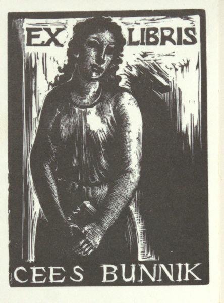 Hodek, Jozef. - Exlibris voor Cees Bunnik