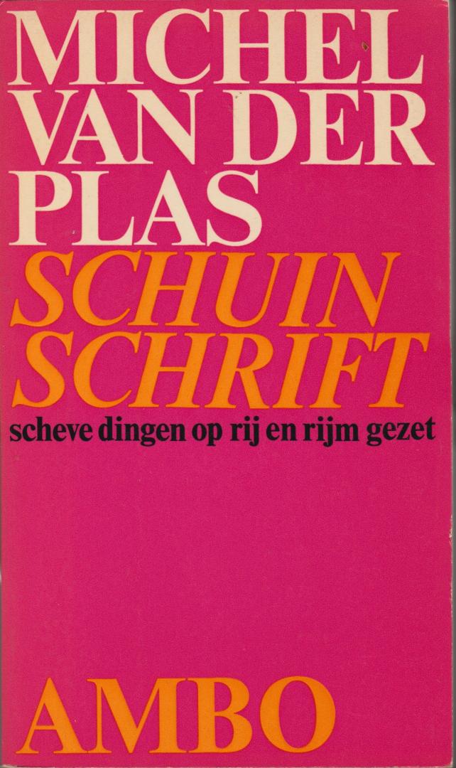 Plas, Michel van der - Schuinschrift, 1971