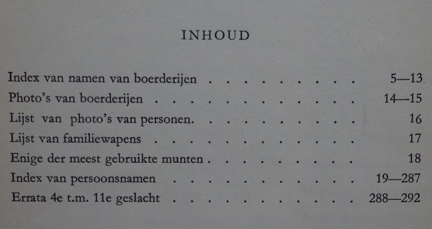 Ritzema van Ikema, K.J. - Ommelander geslachten. Het nageslacht van Jacob Sijbolts, landbouwer te Warffum, en Geertruid Cornelis. Deel I, II en index.