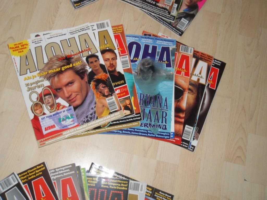 Redactie - Aloha. Het muziekblad (jaargangen 2000 t./m 2003 31 nummers zie meer info)